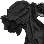 Longue Robe Victorienne 'Edana' Noire