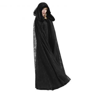 Longue Cape Réversible 'Gehenna' Noire
