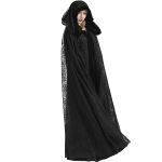 Longue Cape Réversible 'Gehenna' Noire