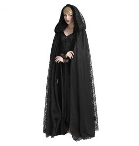 Longue Cape Réversible 'Gehenna' Noire
