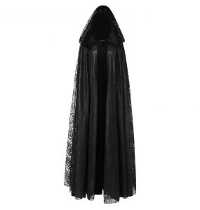 Longue Cape Réversible 'Gehenna' Noire