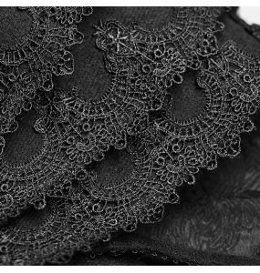 Longue Cape pour Femmes 'Foxa' Noire