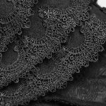 Longue Cape pour Femmes 'Foxa' Noire