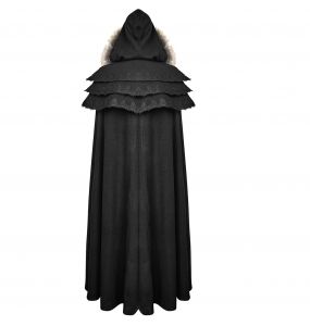 Longue Cape pour Femmes 'Foxa' Noire