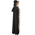 Longue Cape pour Femmes 'Foxa' Noire