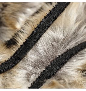 Longue Cape pour Femmes 'Foxa' Noire