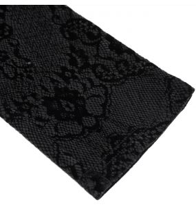 Leggings 'Mira' en Velours Noir