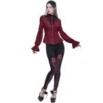Leggings 'Radegonda' Noir et Rose