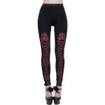 Black and Pink 'Radegonda' Leggings