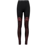 Leggings 'Radegonda' Noir et Rose