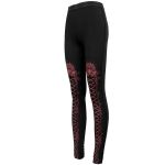 Leggings 'Radegonda' Noir et Rose