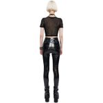 Black Patent Vinyl 'Geloyra' Leggings