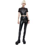 Black Patent Vinyl 'Geloyra' Leggings