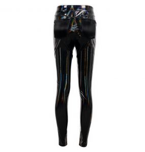 Black Patent Vinyl 'Geloyra' Leggings
