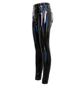 Black Patent Vinyl 'Geloyra' Leggings