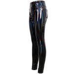 Black Patent Vinyl 'Geloyra' Leggings