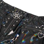 Black Patent Vinyl 'Geloyra' Leggings