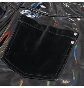 Black Patent Vinyl 'Geloyra' Leggings
