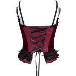 Corset 'Guinevere' Rouge et Noir