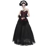 Black Velvet 'Guinevere' Long Skirt