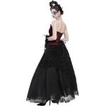Longue Jupe 'Guinevere' en Velours Noir