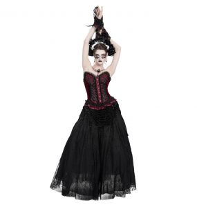 Black Velvet 'Guinevere' Long Skirt