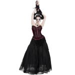 Black Velvet 'Guinevere' Long Skirt