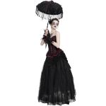 Longue Jupe 'Guinevere' en Velours Noir