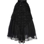 Black Velvet 'Guinevere' Long Skirt