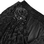 Longue Jupe 'Guinevere' en Velours Noir