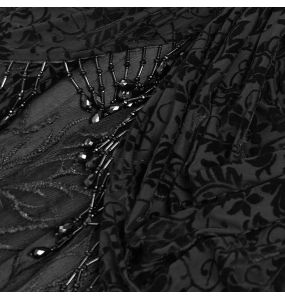 Black Velvet 'Guinevere' Long Skirt