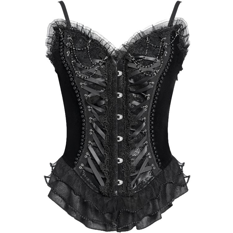 Corset 'Guinevere' Noir