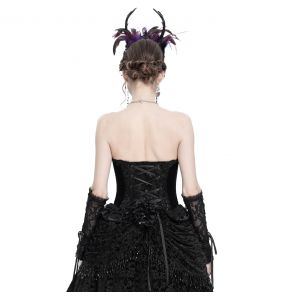 Corset 'Guinevere' Noir