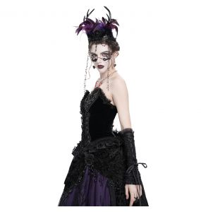 Corset 'Guinevere' Noir