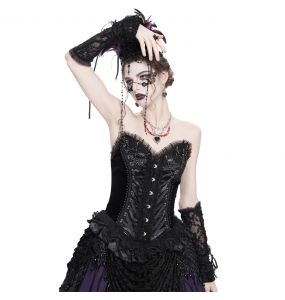 Corset 'Guinevere' Noir