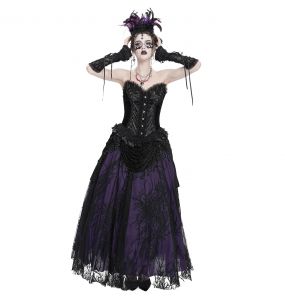 Corset 'Guinevere' Noir