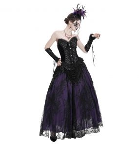 Corset 'Guinevere' Noir