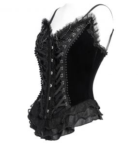 Corset 'Guinevere' Noir