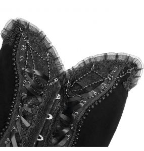 Corset 'Guinevere' Noir