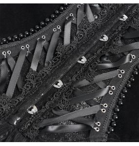 Corset 'Guinevere' Noir