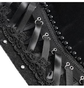 Corset 'Guinevere' Noir