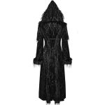 Manteau Gothique 'Leane' en Jacquard Noir