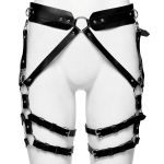 Harnais Taille et Cuisses 'Punk Fox' Noir