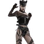 Harnais Taille et Cuisses 'Punk Fox' Noir