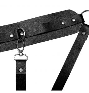 Harnais Taille et Cuisses 'Punk Fox' Noir