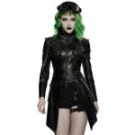 Veste 'Jezebel' en Simili Cuir Noir