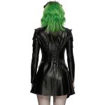 Veste 'Jezebel' en Simili Cuir Noir