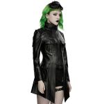 Veste 'Jezebel' en Simili Cuir Noir