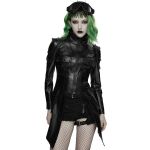 Veste 'Jezebel' en Simili Cuir Noir