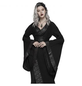 Veste 'Dark Punk Kimon' Noire